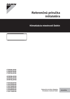 FTXP-L,ATXP-L,FTXF-A_4PSK513661-1_Installer Reference Guide_Slovakian download